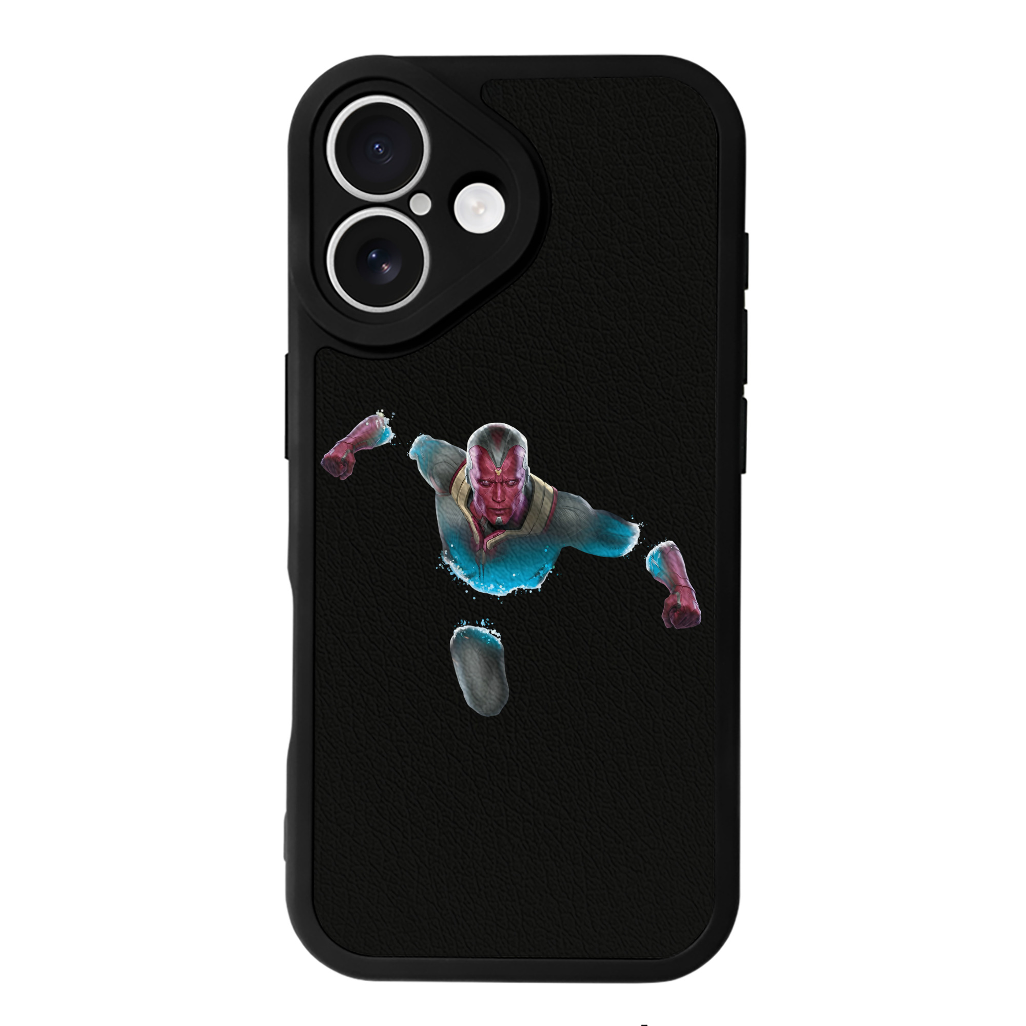 （画像用） アベンジャーズ The Avengers 【iPhone 16シリーズ対応】シリコンスマホケース（レザー調） 材質：シリコン